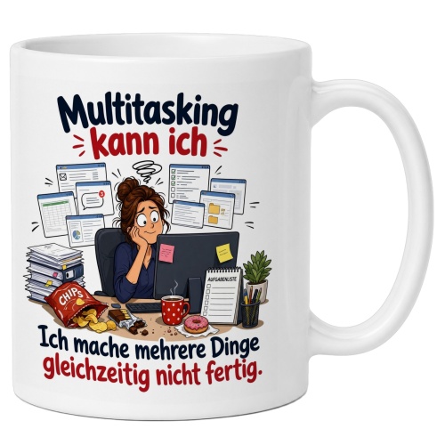 Tasse »Multitasking kann ich – Ich mache...