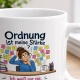 Tasse »Ordnung ist meine Stärke. Ich weiß nur nie, wo sie liegt«