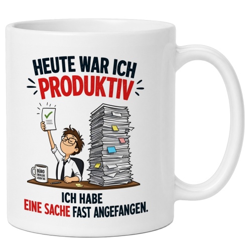 Tasse »Heute war ich produktiv«