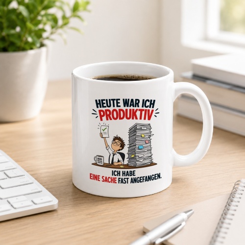 Tasse »Heute war ich produktiv«