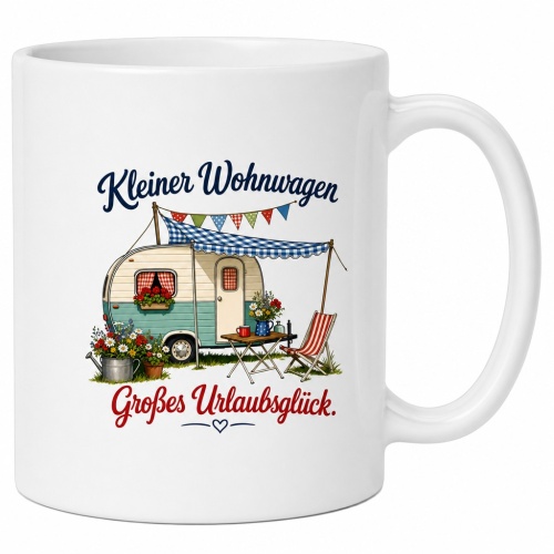 Tasse »Kleiner Wohnwagen – Großes...