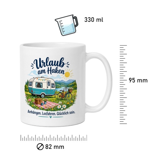Tasse »Urlaub am Haken«