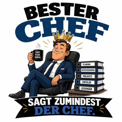 Tasse »Bester Chef – sagt zumindest der Chef«
