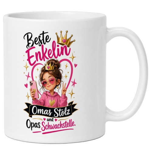 Tasse »Beste Enkelin – Omas Stolz & Opas...