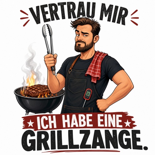Tasse »Vertrau mir – Ich habe eine Grillzange«