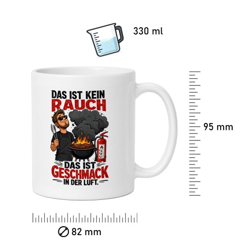 Tasse »Das ist kein Rauch, das ist Geschmack in der Luft«