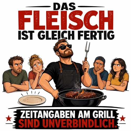 Tasse »Das Fleisch ist gleich fertig«