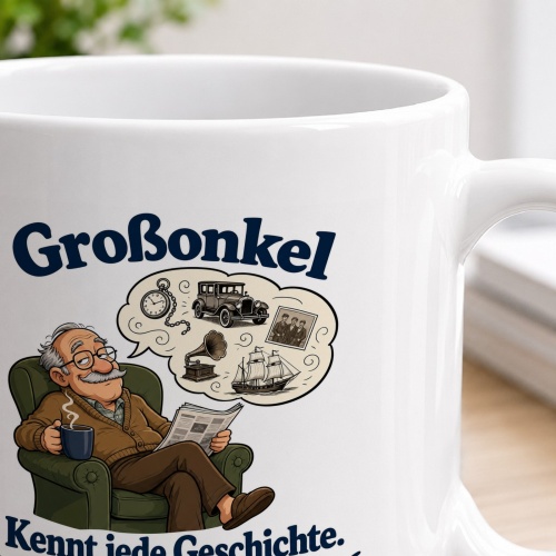 Tasse »Großonkel – Kennt jede Geschichte«