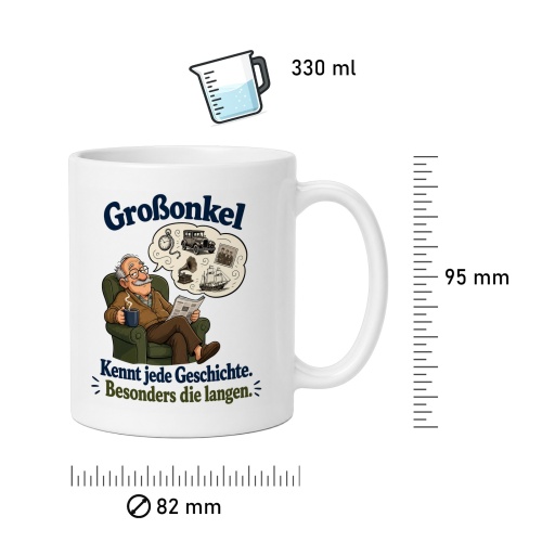 Tasse »Großonkel – Kennt jede Geschichte«