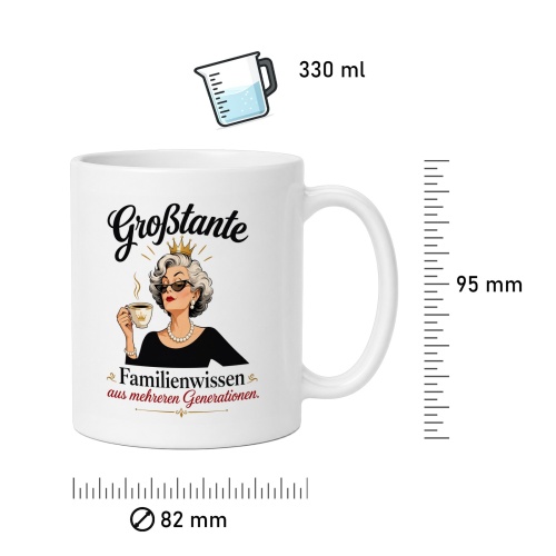 Tasse »Großtante – Familienwissen aus Generationen«