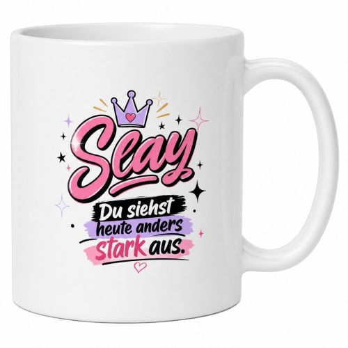 Tasse »Seay – Du siehst heute anders stark...