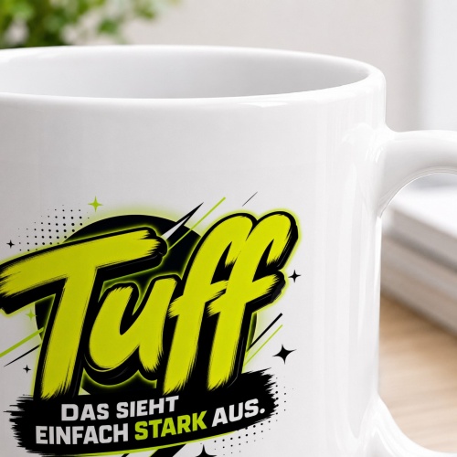 Tasse »Tuff – Das sieht einfach stark aus«