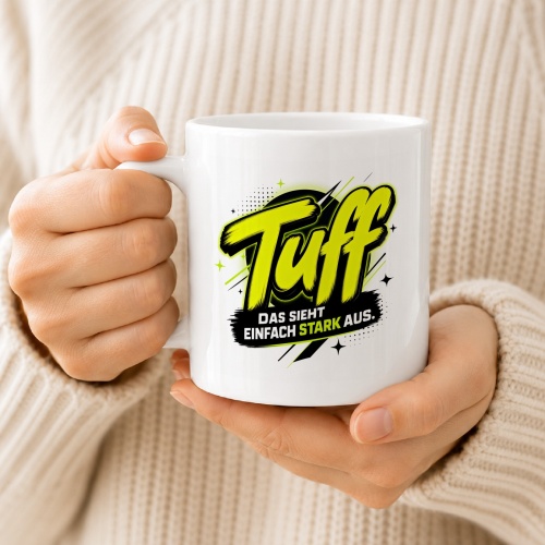 Tasse »Tuff – Das sieht einfach stark aus«