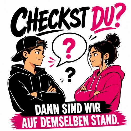 Tasse »Checkst du? Dann sind wir auf demselben...