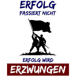 Tasse "Erfolg passiert nicht"