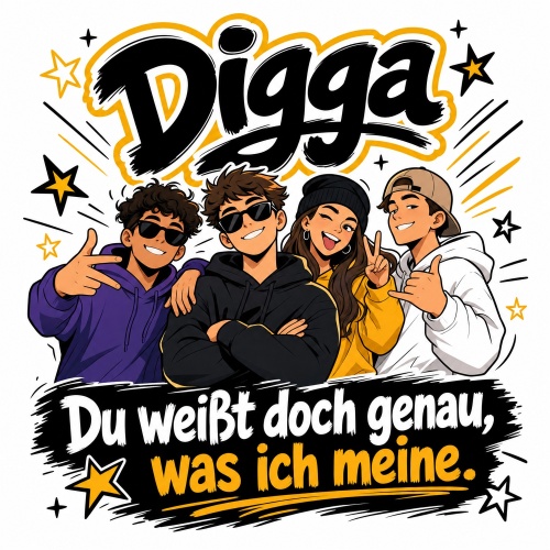Tasse »Digga – Du weißt doch genau, was...