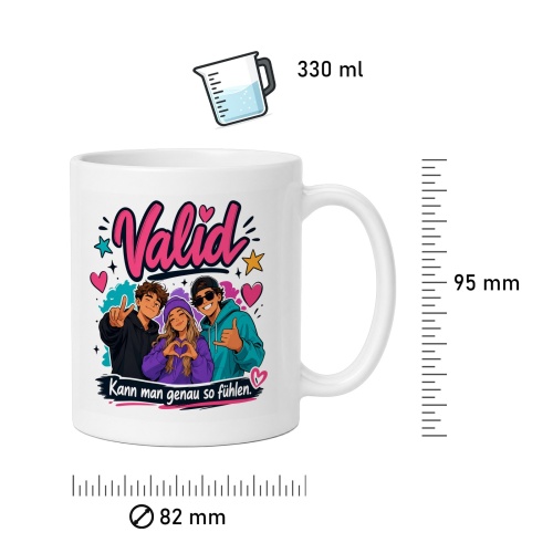 Tasse »Valid – Kann man genau so fühlen«
