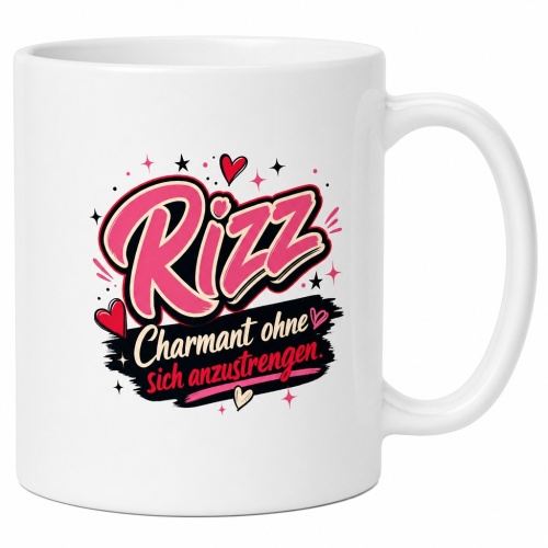 Tasse »Rizz – Charmant ohne sich...