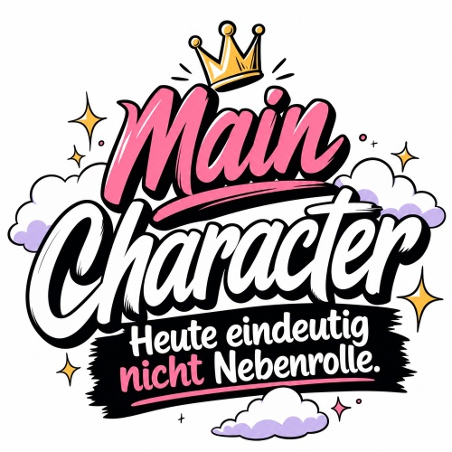 Tasse »Main Character – Heute eindeutig nicht...