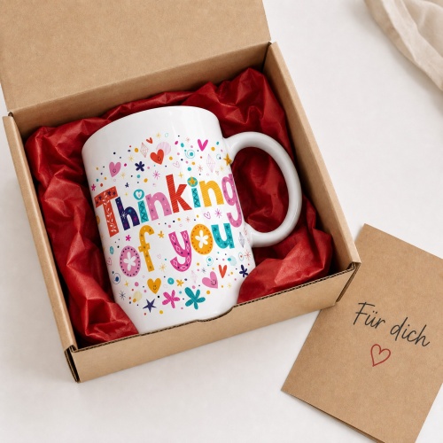 Tasse »Thinking of you«