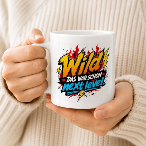 Tasse »Wild – Das war schon next level!«