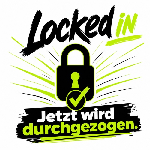 Tasse »Locked in – Jetzt wird...