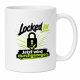 Tasse »Locked in – Jetzt wird durchgezogen«
