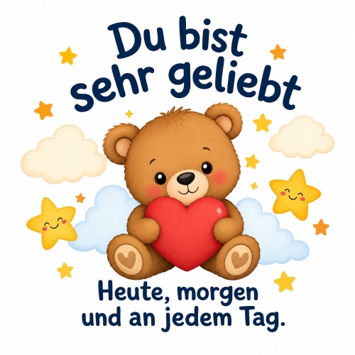 Tasse »Du bist sehr geliebt«