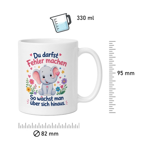 Tasse »Du darfst Fehler machen«