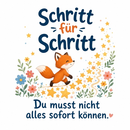 Tasse »Schritt für Schritt – Du musst...