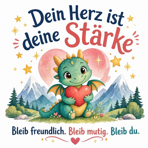 Tasse »Dein Herz ist deine Stärke«