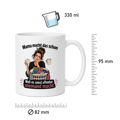 Tasse »Mama macht das schon – niemand machts«