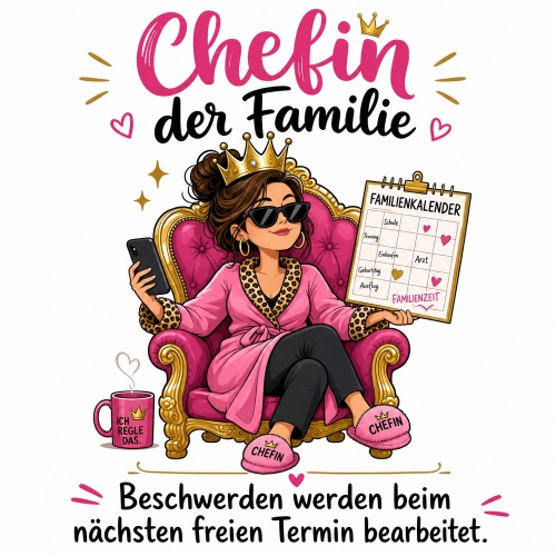 Tasse »Chefin der Familie«