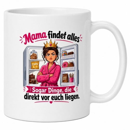 Tasse »Mama findet alles – sogar Dinge, die...