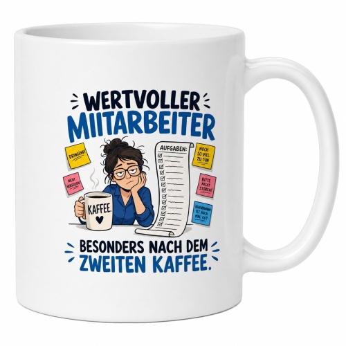 Tasse »Wertvoller Mitarbeiter – Besonders...