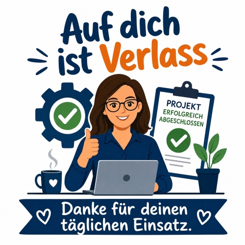 Tasse »Auf dich ist Verlass«