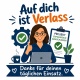 Tasse »Auf dich ist Verlass«