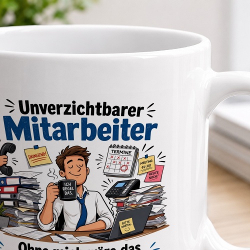 Tasse »Unverzichtbarer Mitarbeiter«