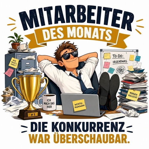 Tasse »Mitarbeiter des Monats – Die...
