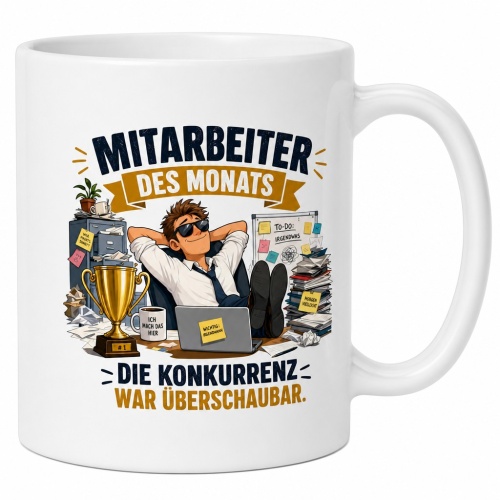 Tasse »Mitarbeiter des Monats – Die...