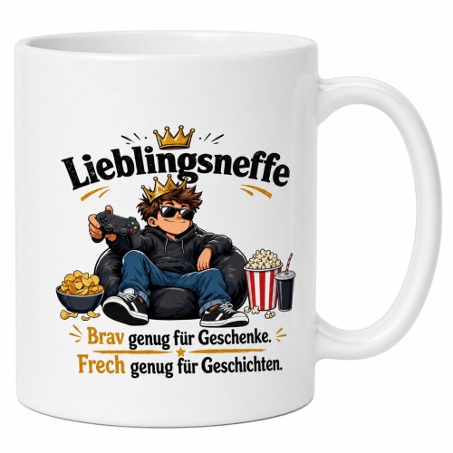 Tasse »Lieblingsneffe – Brav genug für...