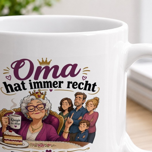 Tasse »Oma hat immer recht«