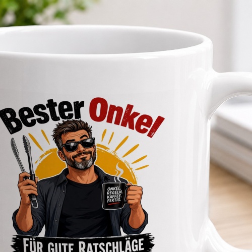 Tasse »Bester Onkel – Für gute Ratschläge nicht zuständig«