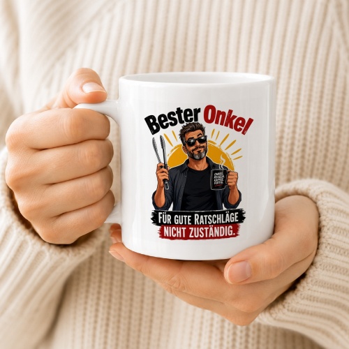 Tasse »Bester Onkel – Für gute Ratschläge nicht zuständig«