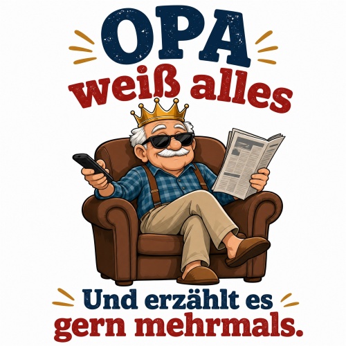 Tasse »Opa weiß alles und erzählt es...