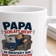 Tasse »Papa schläft nicht – überprüft Augenlider«