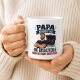 Tasse »Papa repariert das – Die Ersatzteile ...«