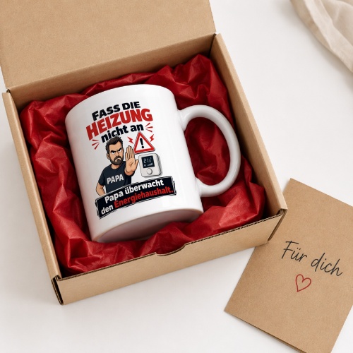 Tasse »Fass die Heizung nicht an«