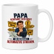 Tasse »Papa verfährt sich nicht – alternative Strecken«