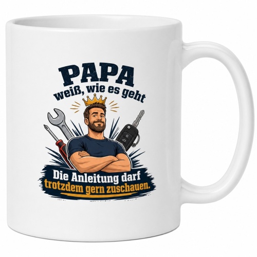 Tasse »Papa weiß, wie es geht«